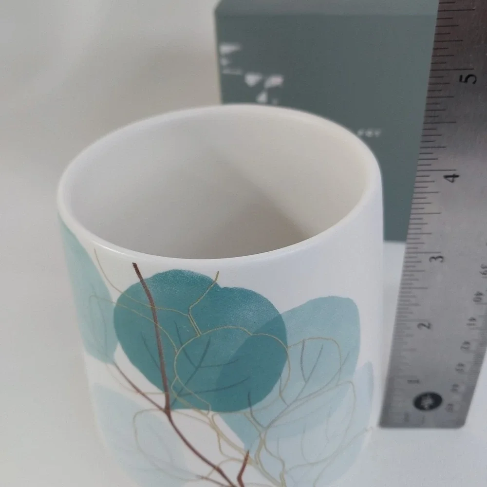 Kikki K desktop Planter Porcelain Succulent Cacti Blue‎ Green